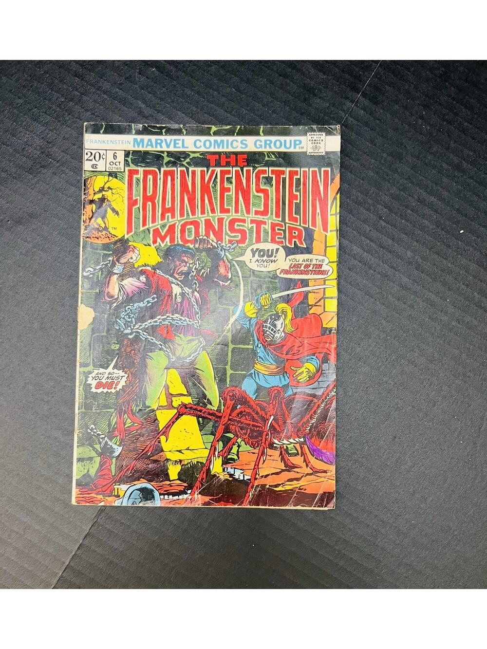 Marvel Comics 1973, The Frankenstein Monster #6, VG/FN